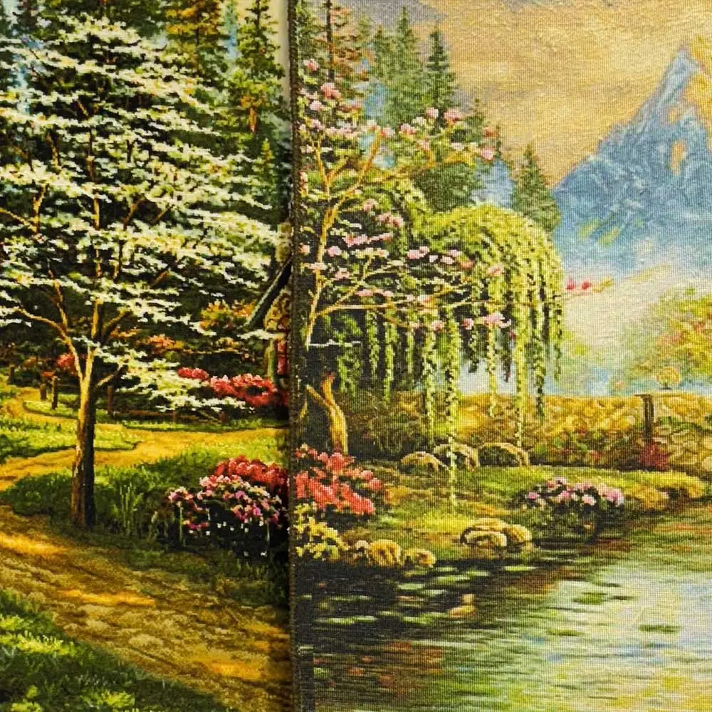 تابلو فرش منظره کوهستان