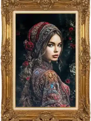فروش تابلو فرش چهره
